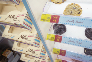 millies cookies ASDA bespoke design